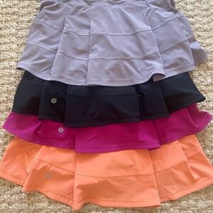 🩷🧡💜🖤Pace Rival Skirts (mid rise) Size 4🩷🧡💜🖤